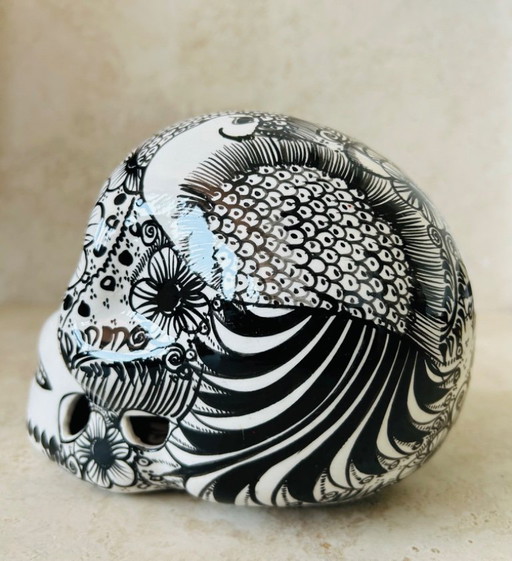 Mexican ceramic skull