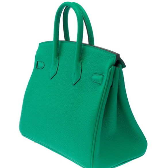 Image 1 of Sac HERMES Birkin 25 en Cuir Vert - 103385 Verkoopprijs