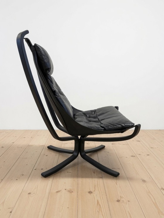 Image 1 of Chaise longue Falcon par Sigurd Ressell pour Vatne Møbler, Norvège.