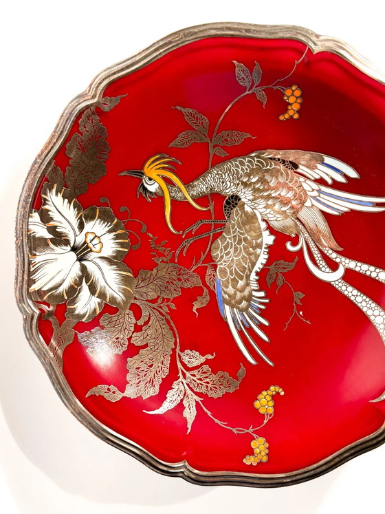 Piatto centrotavola rialzato in porcellana Rosenthal decoro Chippendale, anni '40 – Stoviglie (photo 5 of 7)