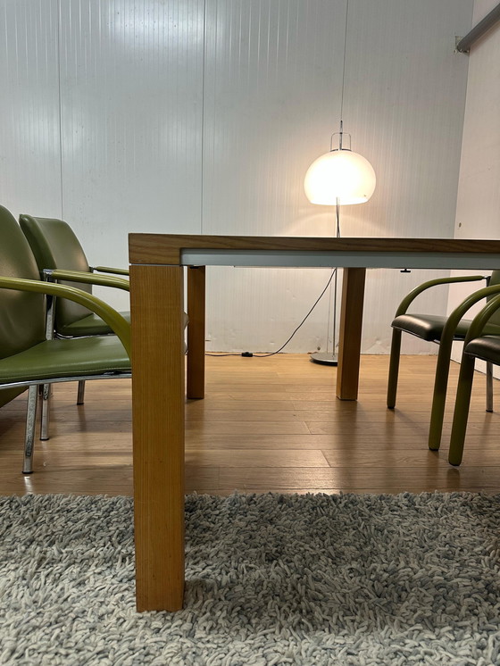 Image 1 of Leolux Extendable Wooden Dining Table | Design & Practical