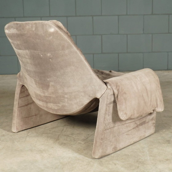 Image 1 of Propuestas Sillón lounge P60 con reposapiés – Vittorio Introini – Saporiti – Años 60