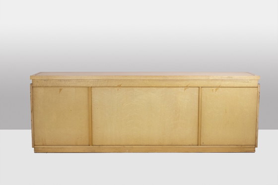 Image 1 of Aparador de madera de abedul de cuatro puertas, década de 1970