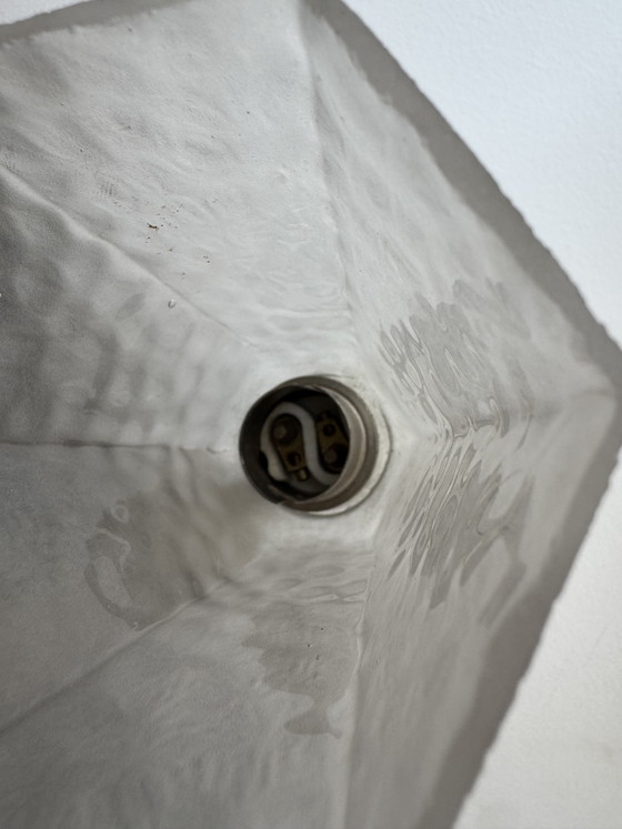 Image 1 of Silberne Art-Deco-Wandleuchten mit Milchglas