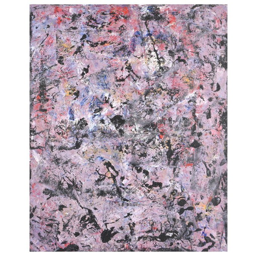 Helen Nieuwendijk (1946) - Wald in der Abenddämmerung - 2012 - Acryl auf Leinwand - 100 x 80 cm