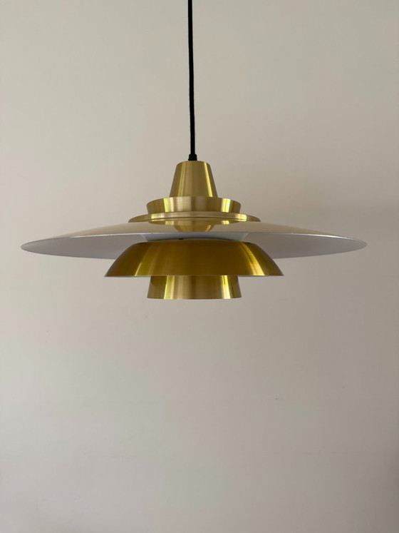 Image 1 of Vintage superlichte brutalistische lamp uit de jaren 70 - David Mogensen