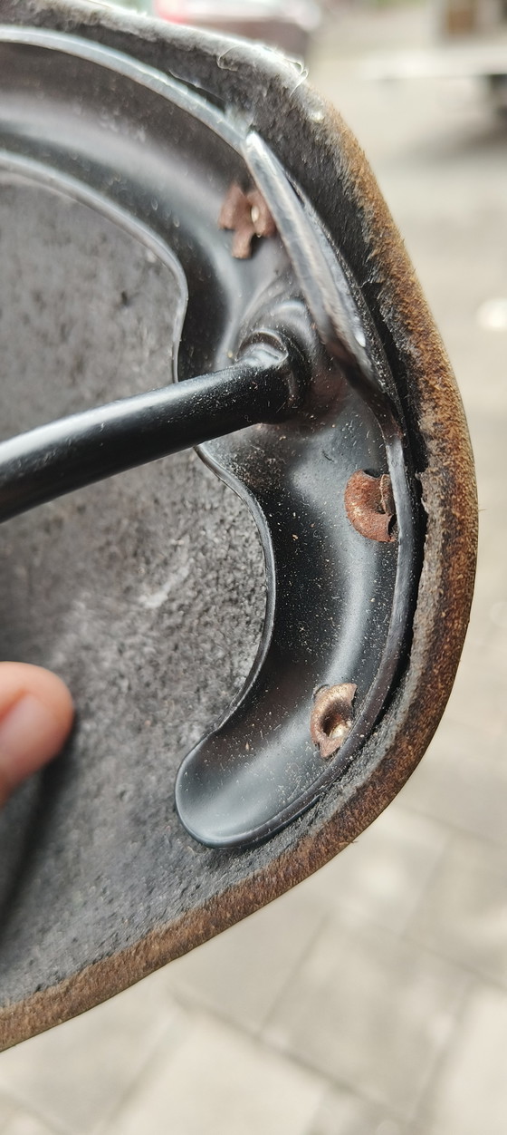 Image 1 of Sella da corsa antica in pelle vintage Brooks B17