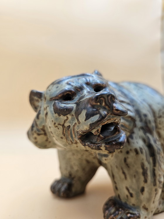 Image 1 of Orso smaltato Royal Copenhagen di Knud Kyhn 1950 raro