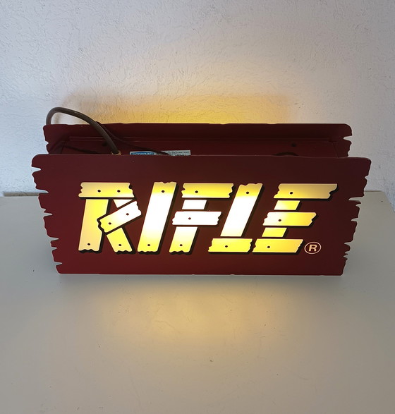Image 1 of Rifle Vintage Reclame Lichtbak