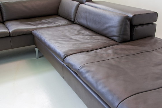 Jori Shiva leren hoeksalon – Jean-Pierre Audebert – Hoekbanken, Leather, Metal (photo 8 of 13)