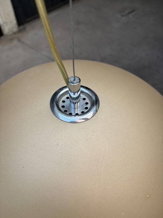 Vintage Italian Glass Pendant Lamp 1970s Mid Century Modern Space Age Ceiling Light – Lampade a sospensione (photo 5 of 10)