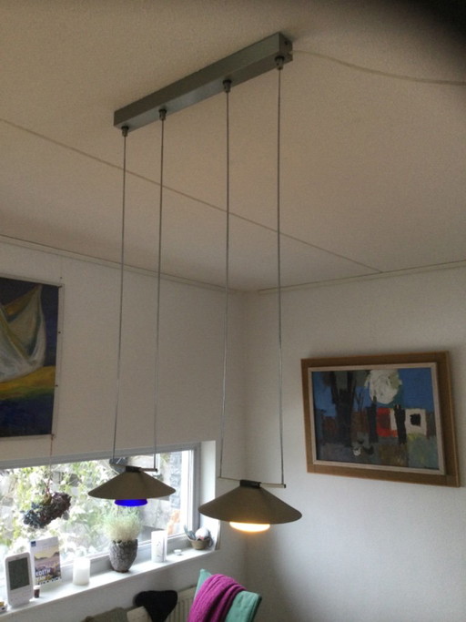 Lampada a sospensione Lira – hanglampen, Glass, Metal