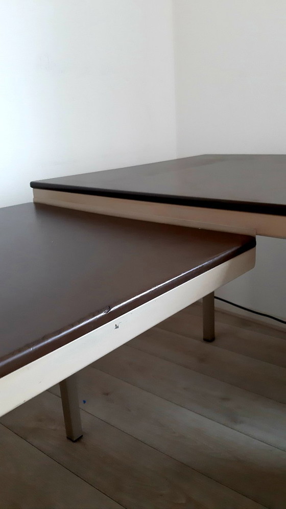 Vintage industrieel metalen hoek bureau jaren 70. – Asmeta (photo 6 of 6)