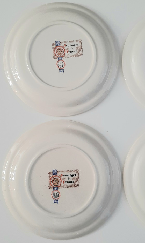 Image 1 of Fromages de France, Fayence de St. Amand Käseteller 6