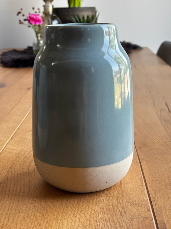 Set de 2 Vases Scapa Home - bleu/beige, Céramique (photo 2 sur 5)
