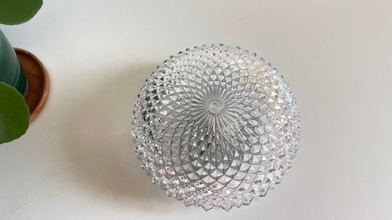 Image 1 of Lampada da parete/soffitto in semicristallo, anni '50