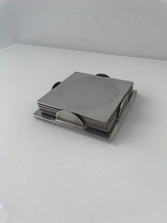 Image 1 of Ikea Groggy onderzetters (6 stuks) in houder
