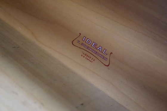 Image 1 of Librería de roble alemán con puertas correderas al estilo de Globe Wernicke, ca. 1900