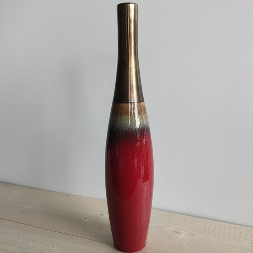 Vase à fleurs vintage (poterie)