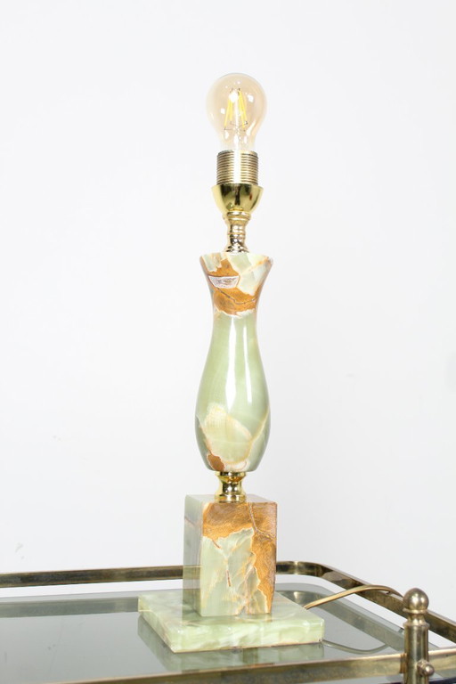 Vintage onyx lampenvoet