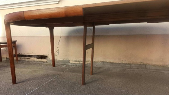 Table à manger 4 à 8 personnes + 4 chaises de Niels Vodder Années 60 – Salles à manger complètes, Wood, Skai (photo 15 of 29)