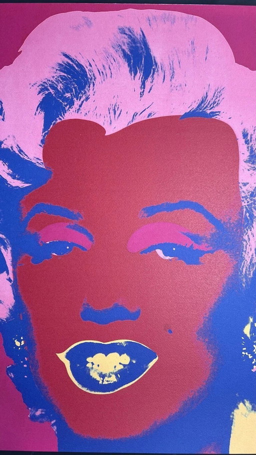 Litografía "Marilyn Monroe" del Museo de Arte Carnegie de 1986, basada en Andy Warhol