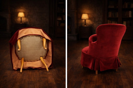 Image 1 of Ein Paar schwedische „Emma“-Sessel – Romantik des frühen 20. Jahrhunderts