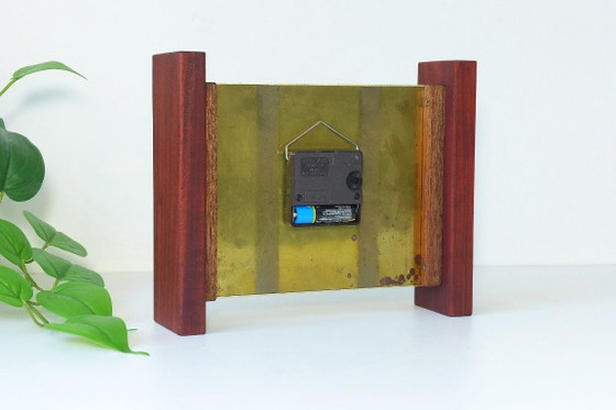 Vintage Junghans resonic Mantel Clock, 60s 70s – Brass (photo 5 of 8)