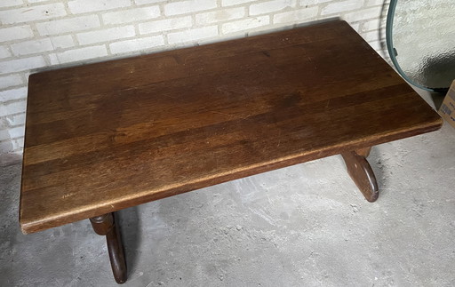Original 100%. Solid Teak Wood table