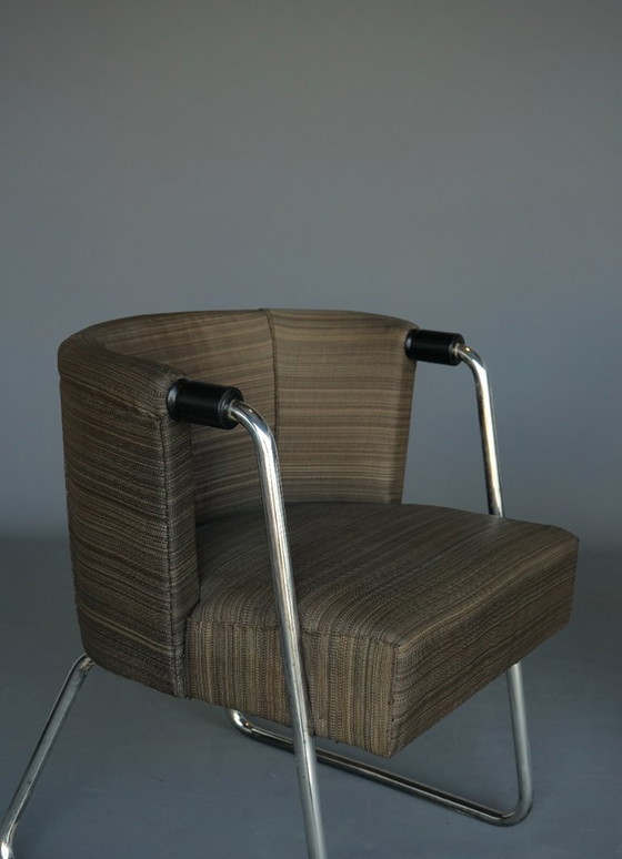 Fauteuils tubulaires modernistes d'Artifort, années 1930 – Bois, Mid Century Modern (photo 4 of 23)