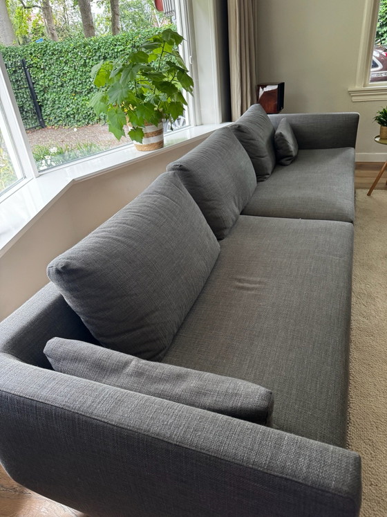 4-seater Sofa by eyye Etcetera fabric Senna 470 pencil, 3-5 seaters, Metal, Textile, Grey (photo 2 of 7)