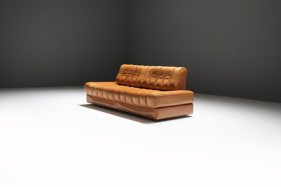 Image 1 of Stunning DS-85 Sofa/Bed in Original Cognac Leather by Team De Sede for De Sede