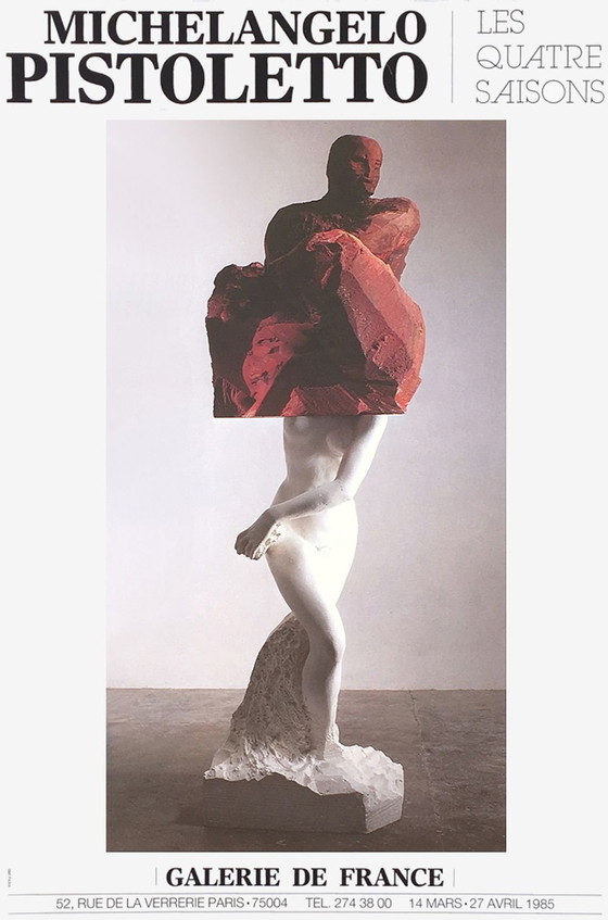 Image 1 of Michelangelo PISTOLETTO Expo 85 - Plakat der Galerie de France 1985