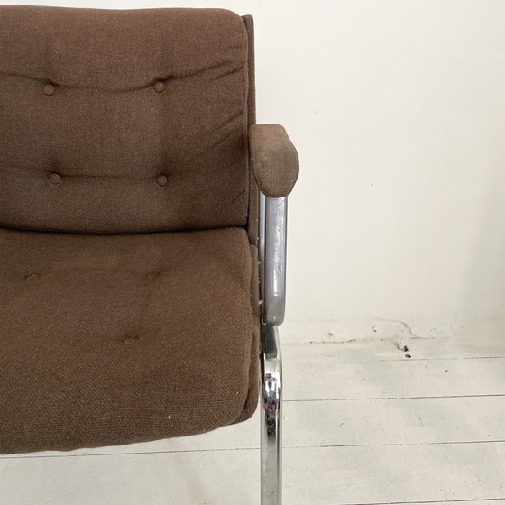 Image 1 of Chaise vintage design allemand Drabert dans le style du fauteuil Artifort