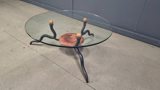 Image 1 of Mesa de centro de hierro forjado de DAB, década de 1970 - Países Bajos