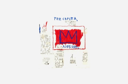 Jean-Michel Basquiat « Per Capita », kleurenzeefdruk, 1983
