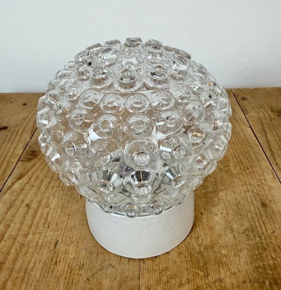 Plafonnier vintage en porcelaine blanche, années 1970 – Ceramic, Glass (photo 4 of 13)