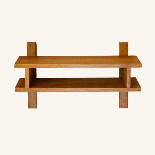 Étagère murale à deux niveaux, Espagne, années 1950