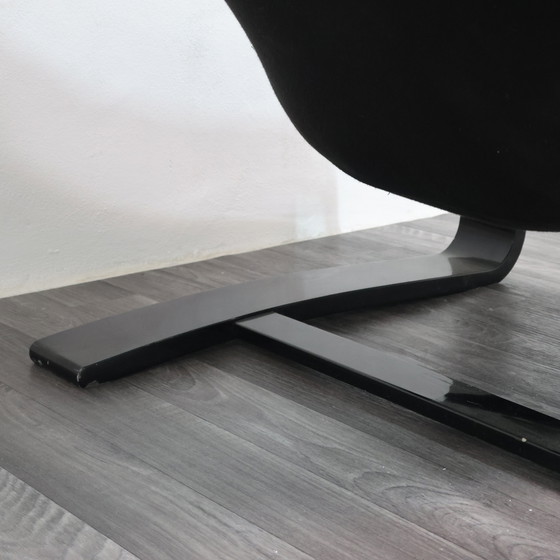 Image 1 of POLTRONA IN PELLE DI AKE FRIBYTTER PER NELO MÖBEL SVEZIA ANNI 70