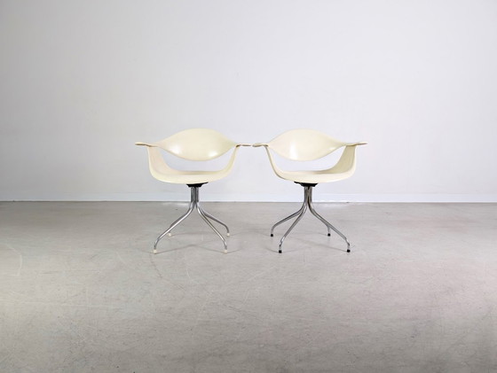 Image 1 of 2x Fauteuil DAF Swag Leg, Charles Eames, George Nelson, Herman Miller