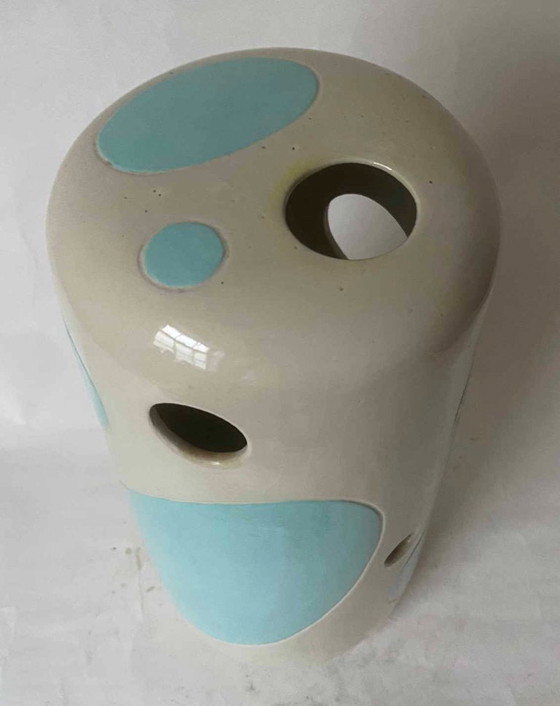 Image 1 of MODERN EARTHENWARE VASE SCULPTURE