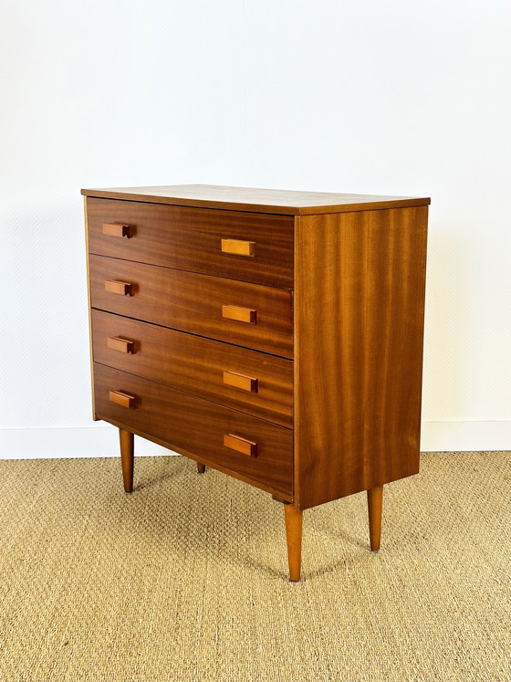 Image 1 of Scandinavian teak chest of drawers, 1960