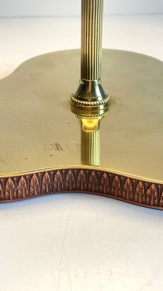 Image 1 of LAMPADA VINTAGE Clover IN OTTONE MASSICCIO