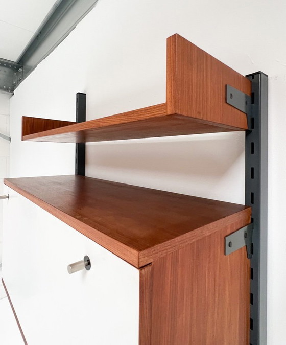 Image 1 of Sistema a parete vintage Simpla Lux a 2 pezzi, anni '60