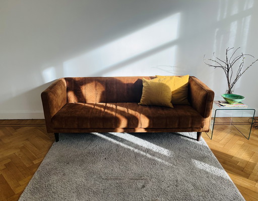 Bank Siem Sevn 4 posti - colore cognac