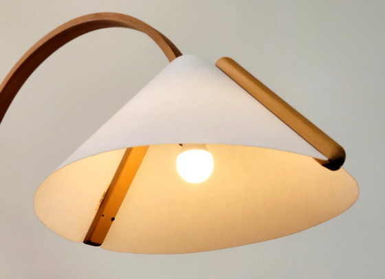Image 1 of Vintage houten vloerlamp van Domus, Duitsland 1970