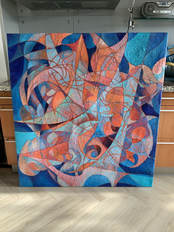 Image 1 of Painting Bargemon Provence.