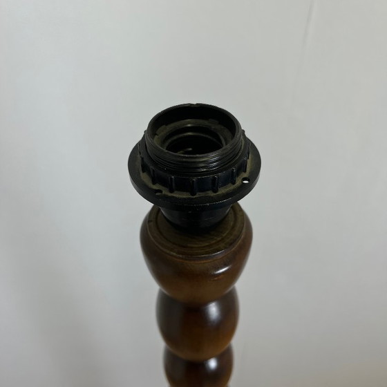 Image 1 of Base de lámpara de pie de madera torneada, 1980