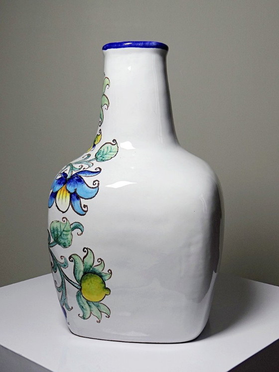 Image 1 of Large vintage Italian demijohn vase from the 1960s-80s in the style of Innocenti