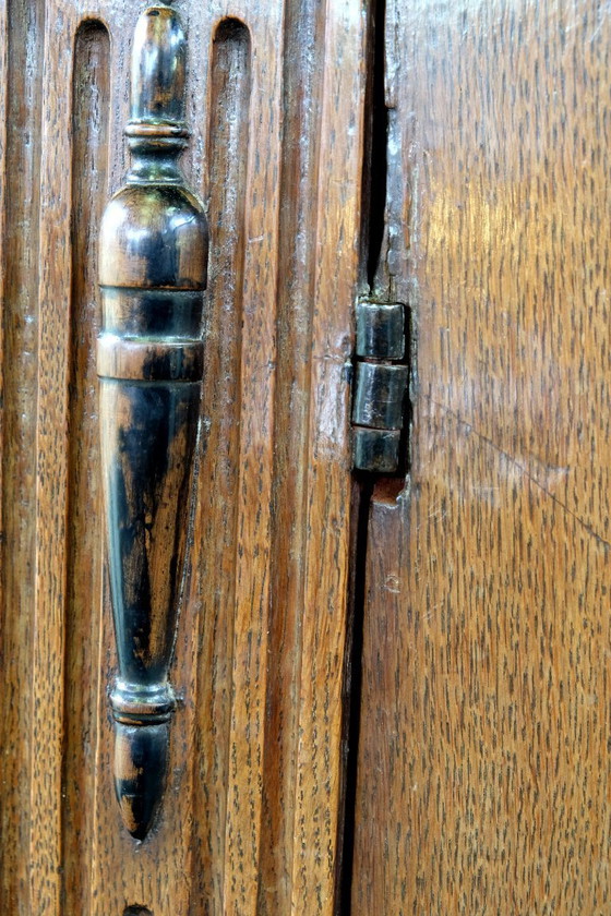 Image 1 of Gelderse Kussenkast, 17de eeuw, eikenhout. 